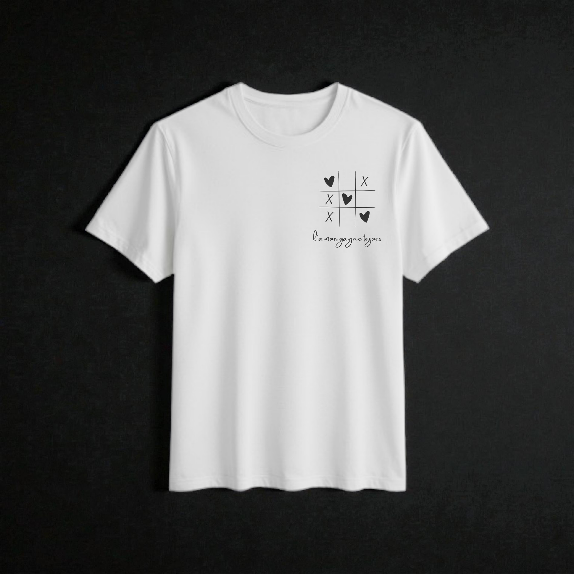 ❤️ T-Shirt "L’Amour Gagne Toujours"