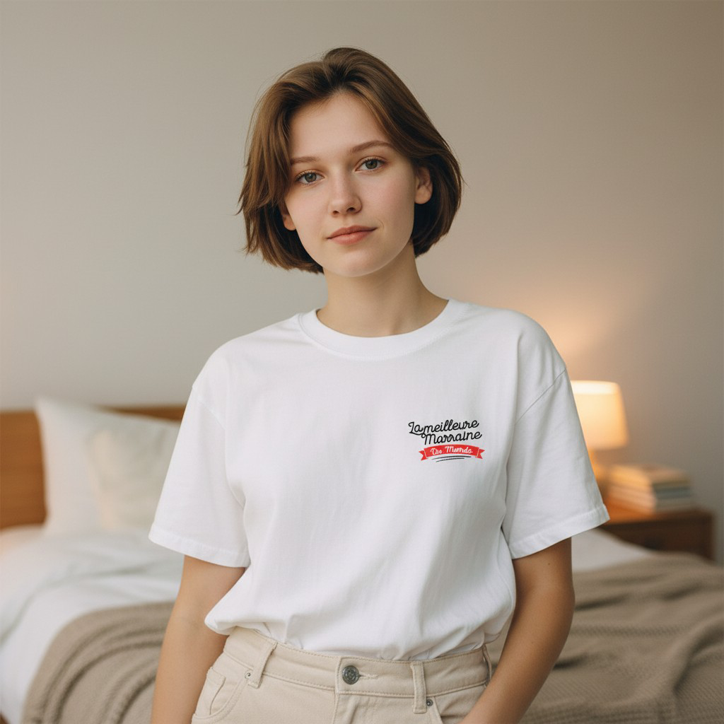 💜 T-shirt La meilleure marraine