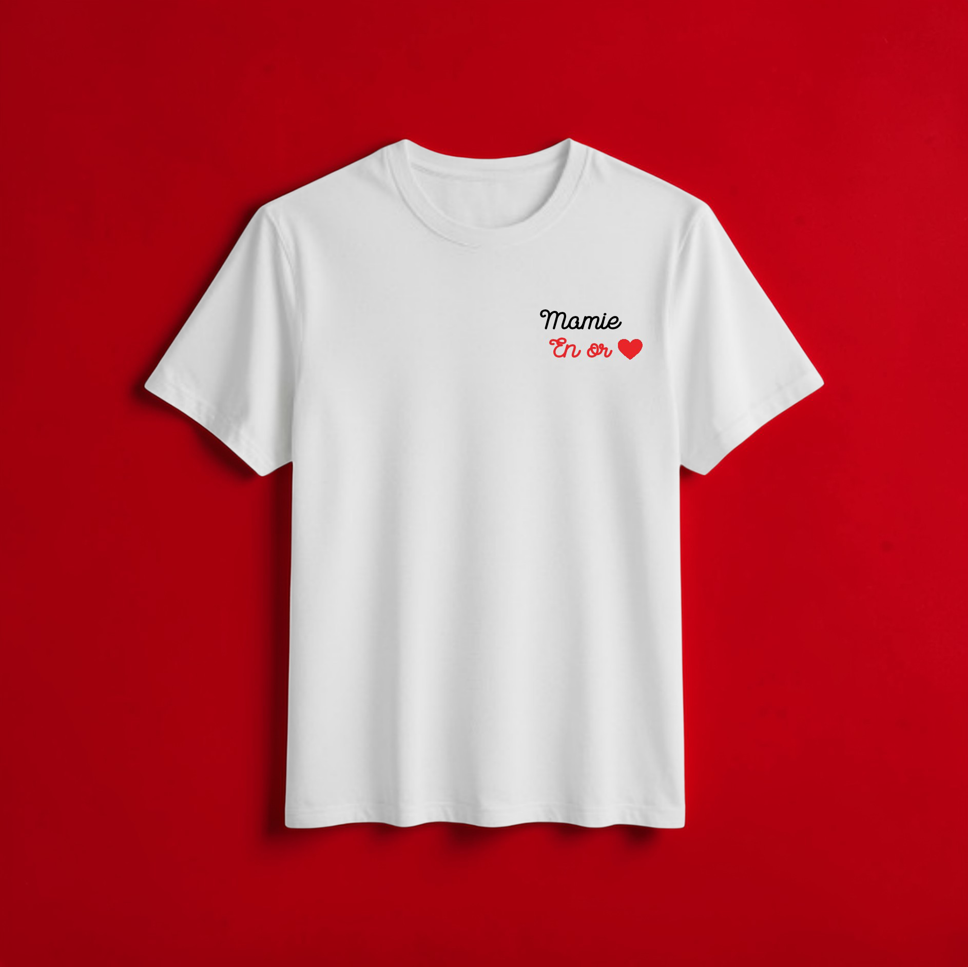 🩷 T-shirt Mamie en or