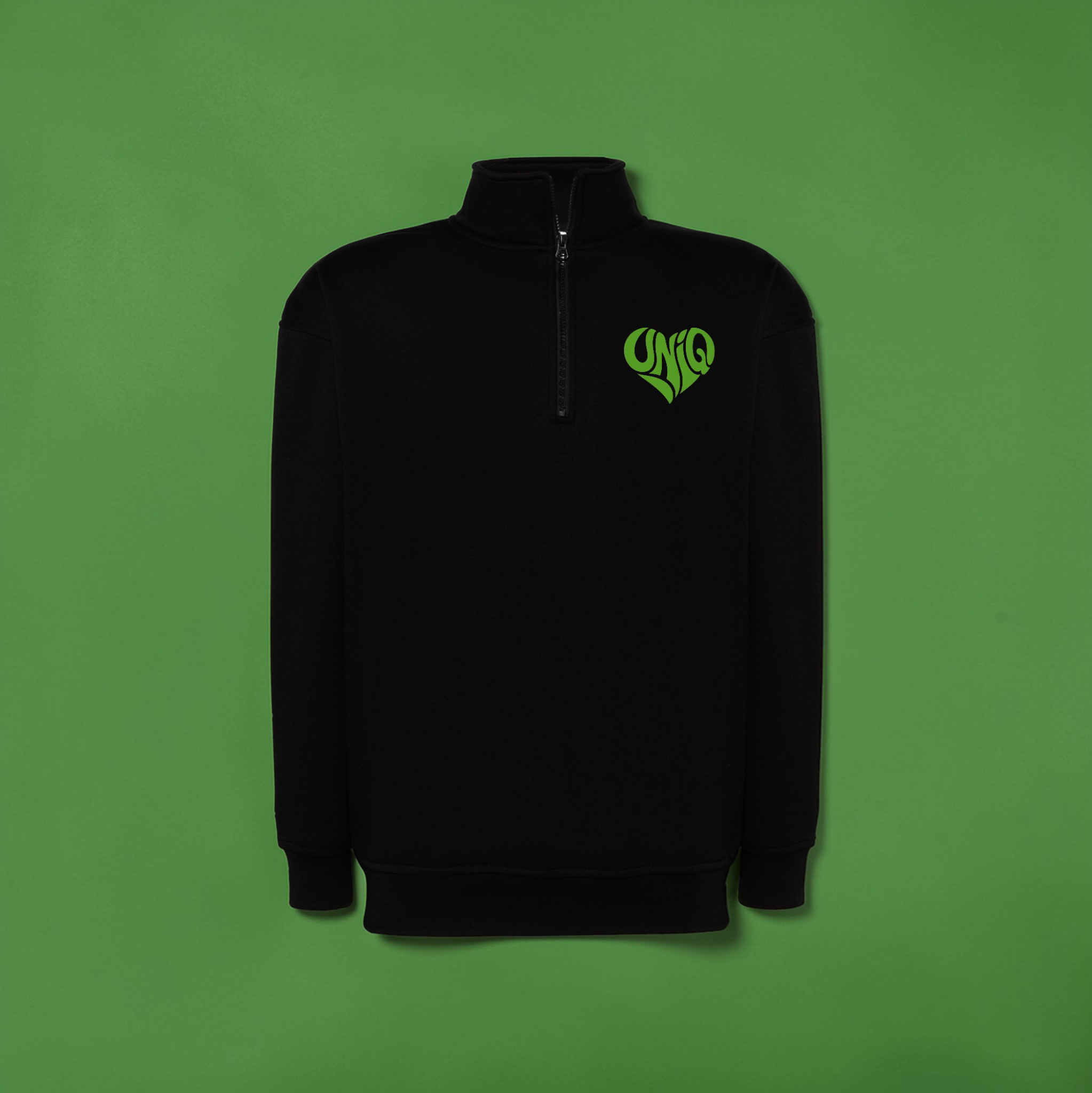 Quart de zip UniQ Noir