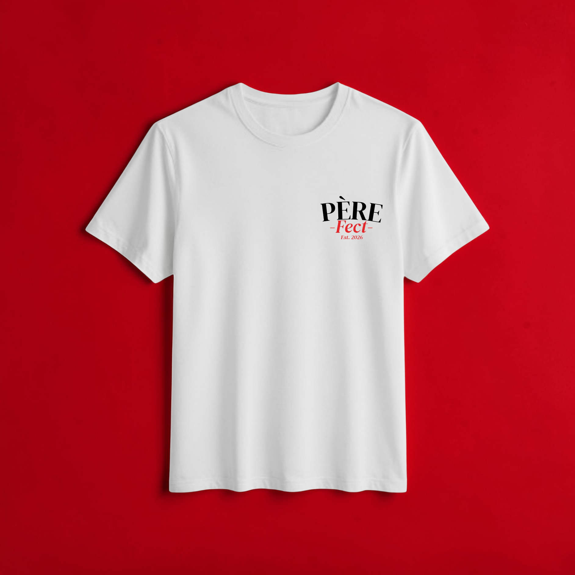 🩵 T-shirt Père-fect est. (Personnalisation)