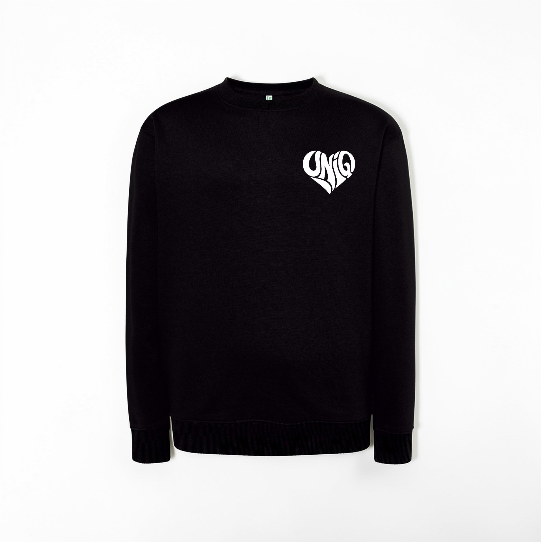 Sweat col rond UniQ noir