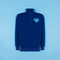 Quart de zip UniQ bleu roi