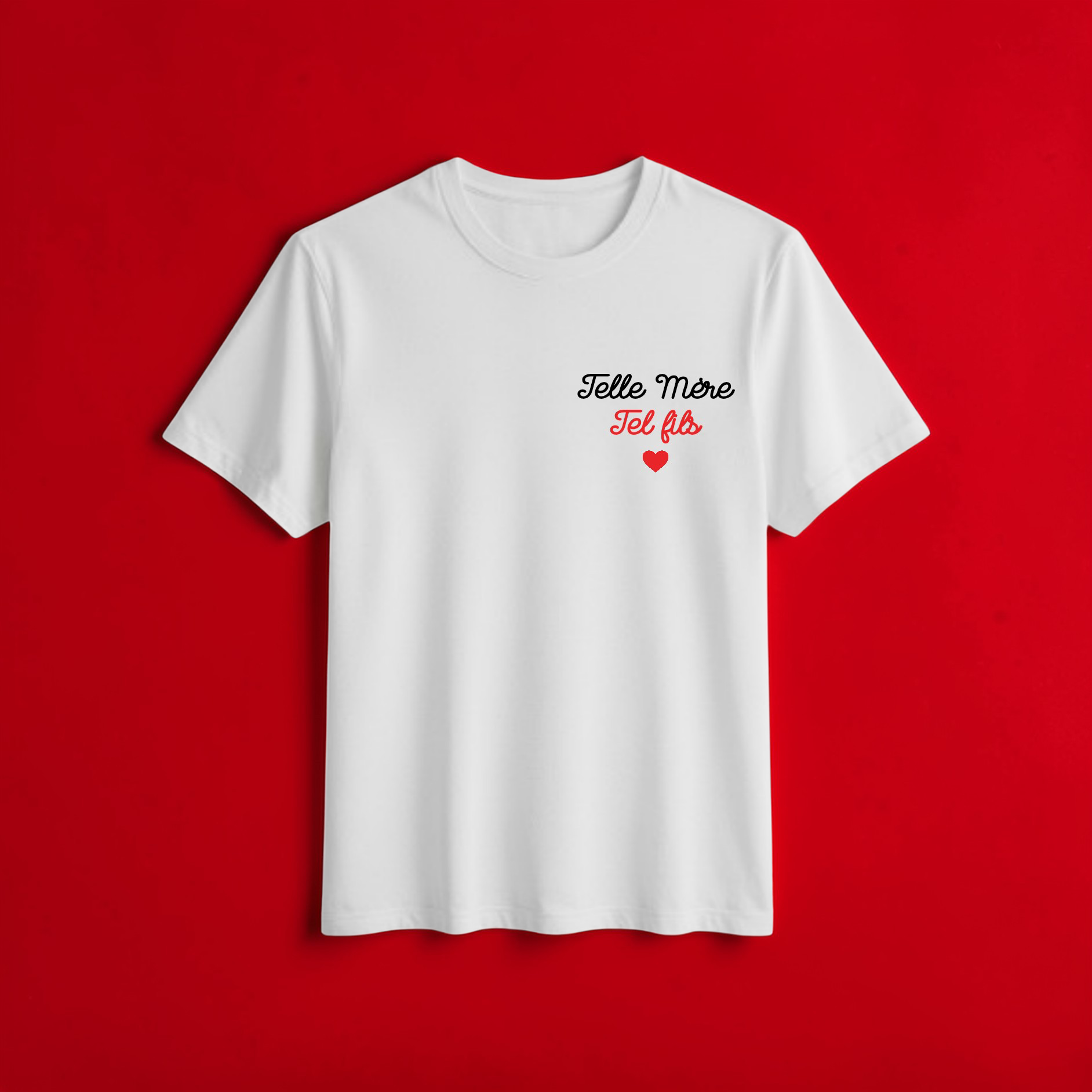 ♥️ T-shirt telle mère tel fils