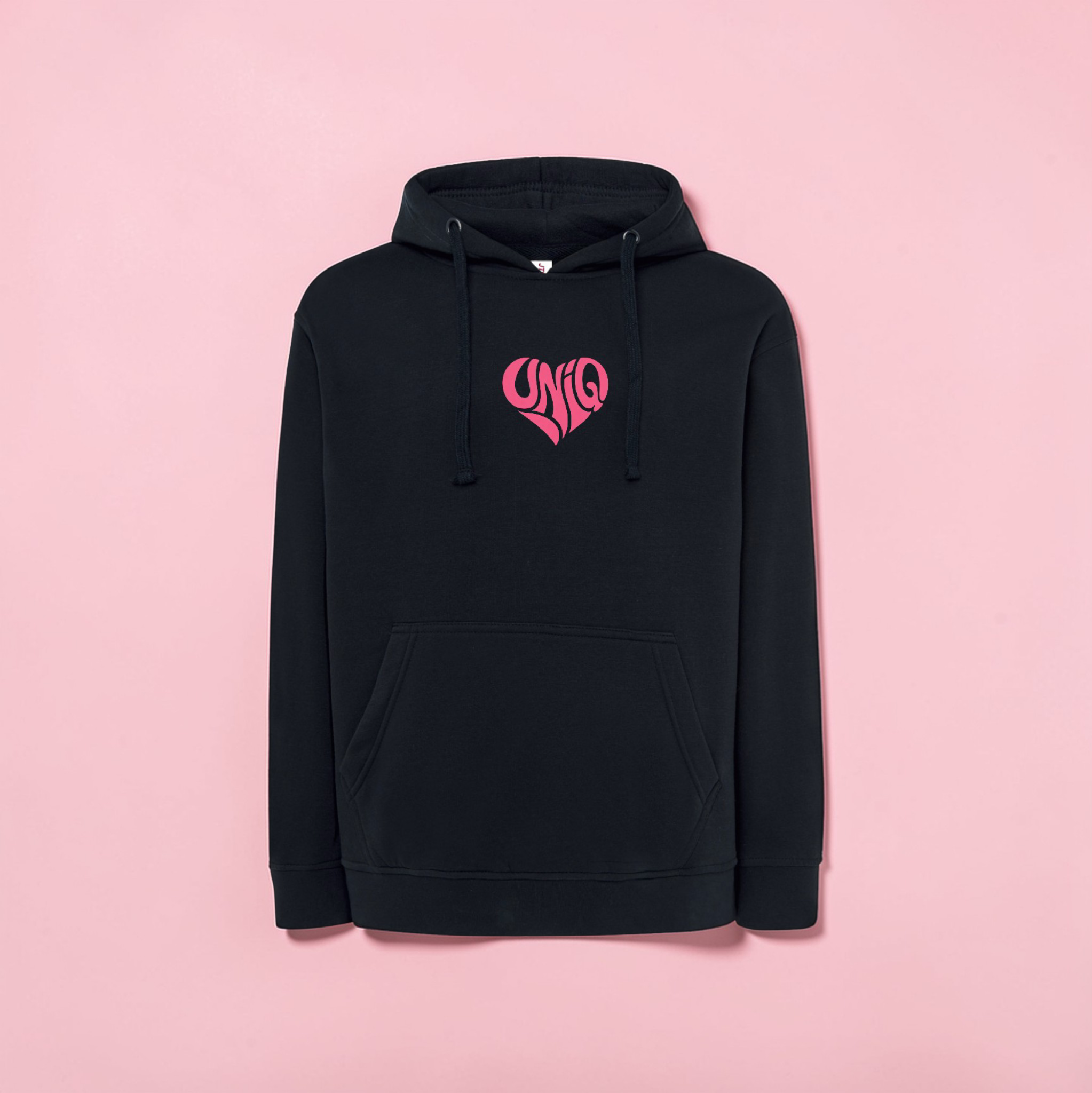 Sweat à capuche UniQ noir