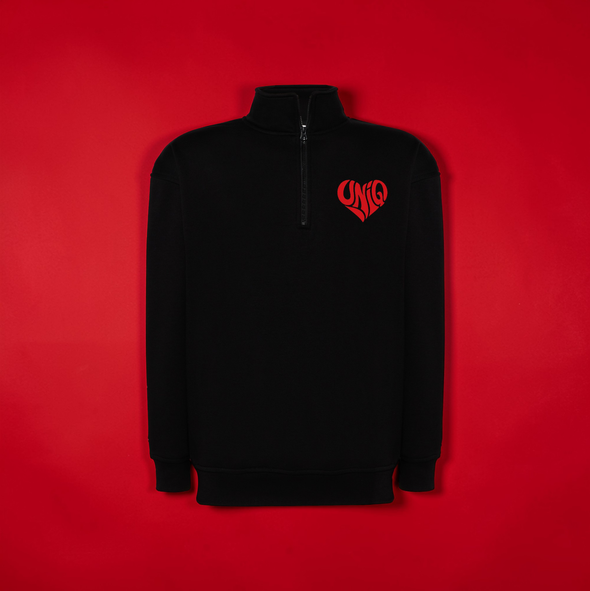 Quart de zip UniQ Noir
