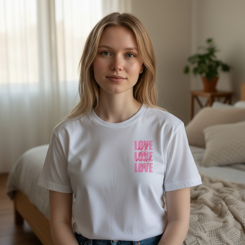 🩷 T-Shirt "Love x3"