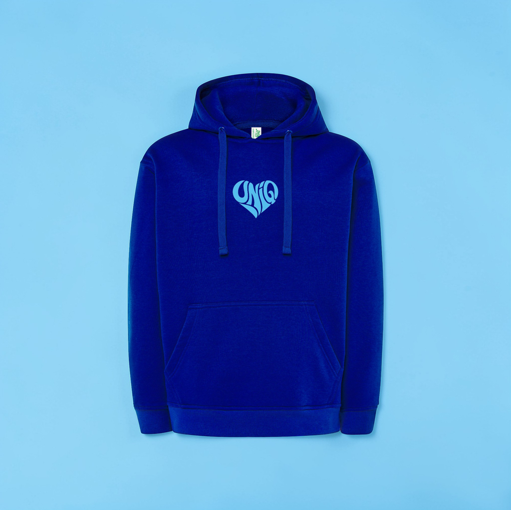 Sweat à capuche UniQ bleu roi