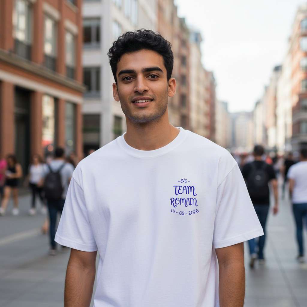 💍T-shirt EVG Team Romain (personnalisation)