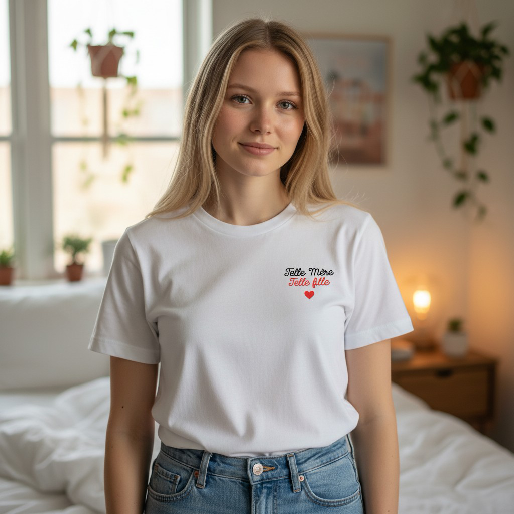 ♥️ T-shirt telle mère telle fille