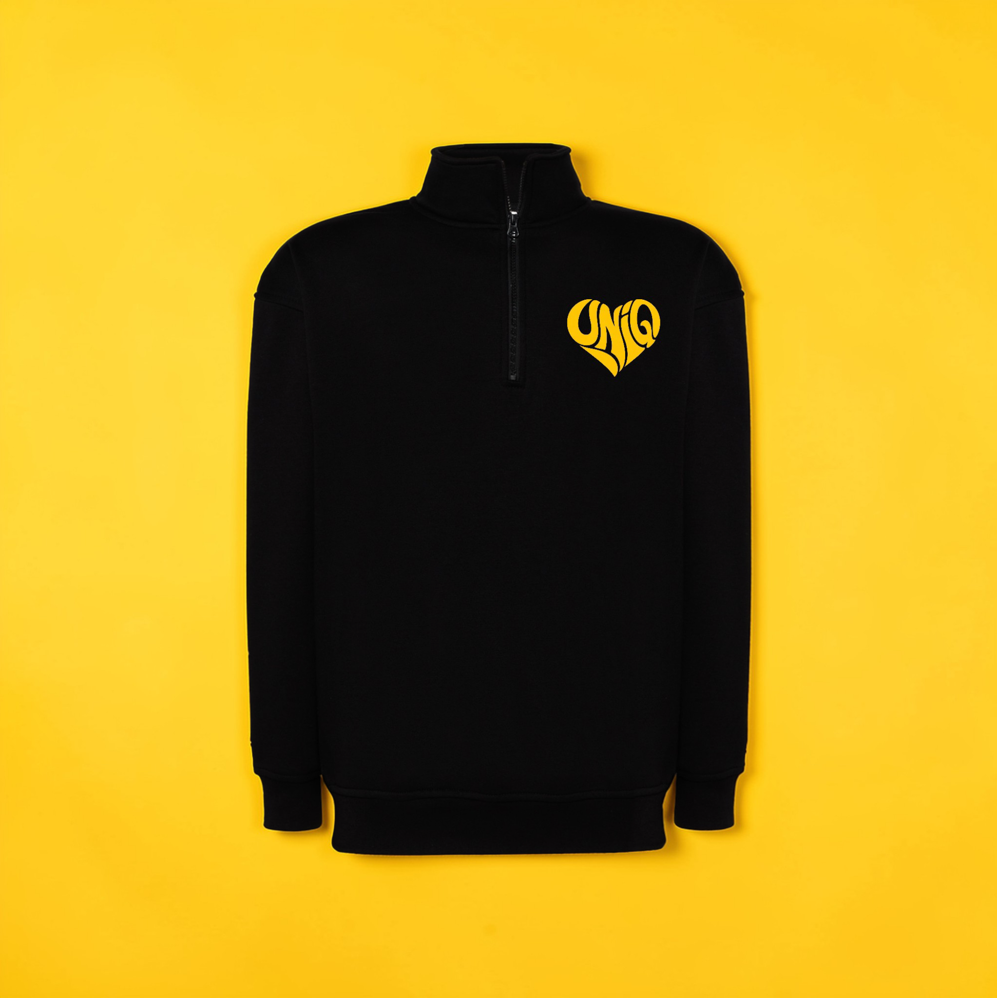 Quart de zip UniQ Noir