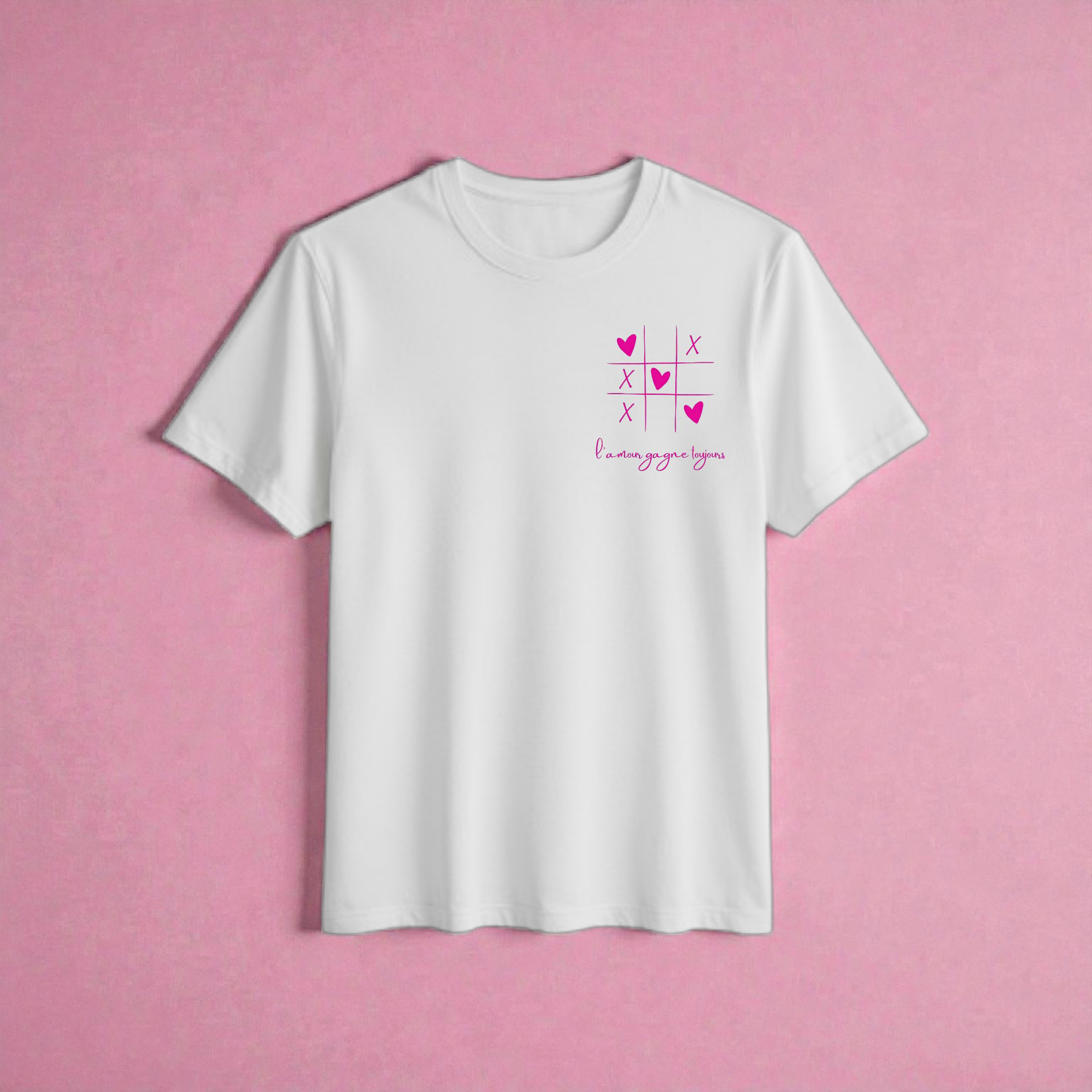 ❤️ T-Shirt "L’Amour Gagne Toujours"