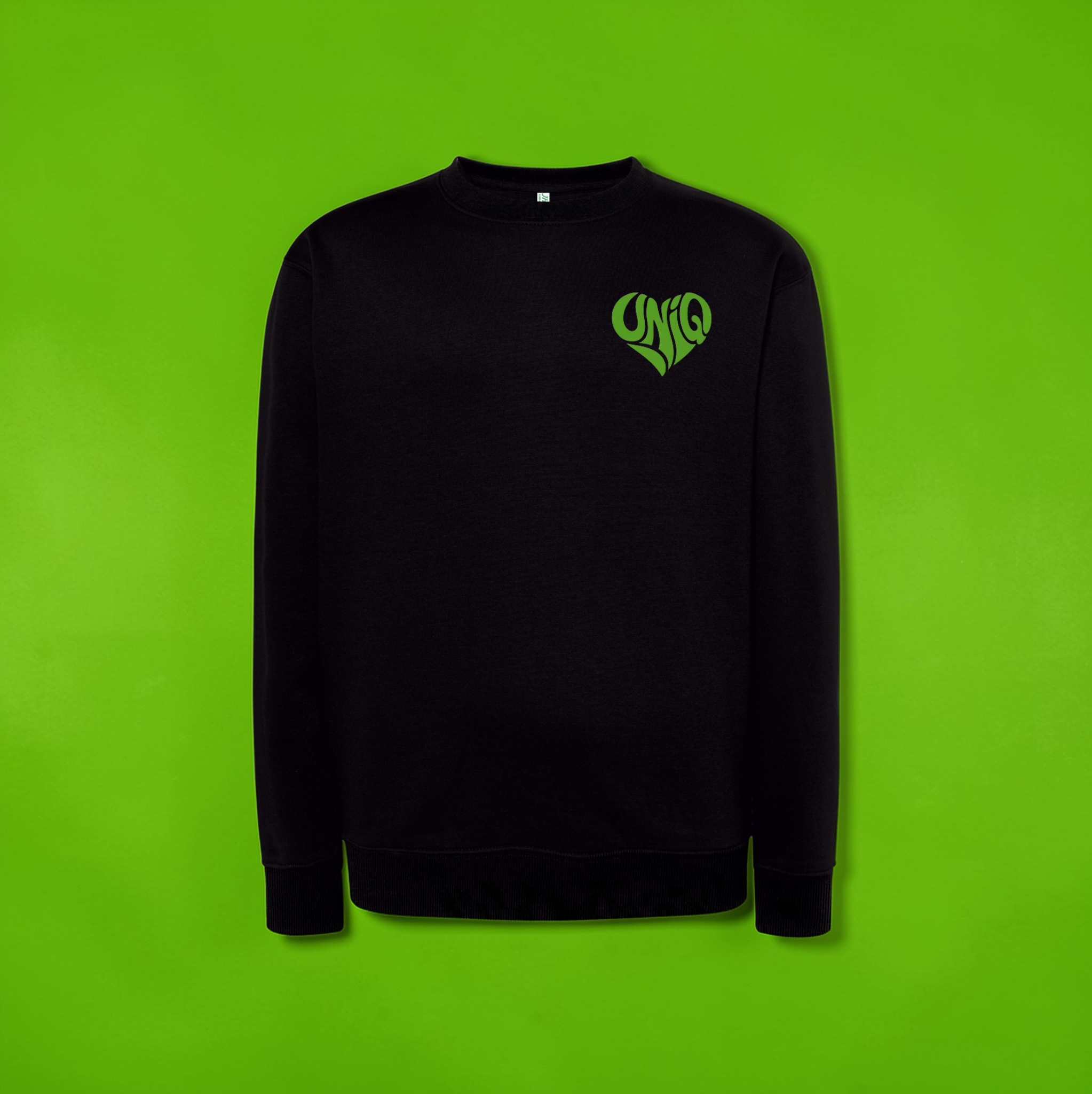 Sweat col rond UniQ noir