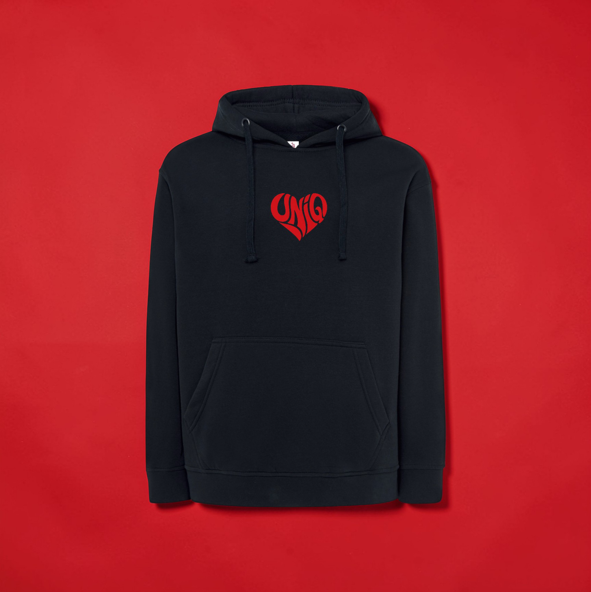Sweat à capuche UniQ noir