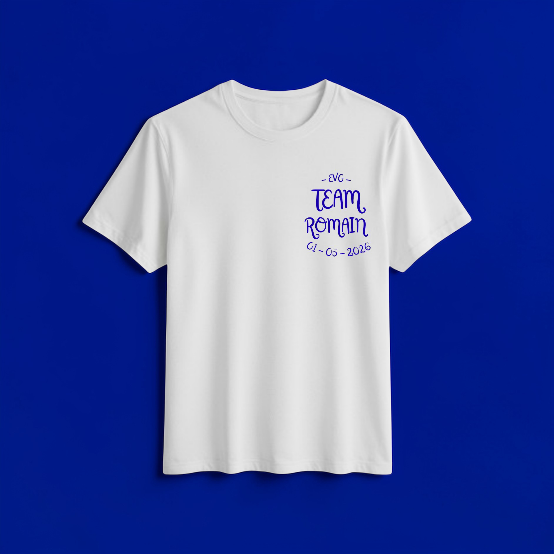 💍T-shirt EVG Team Romain (personnalisation)