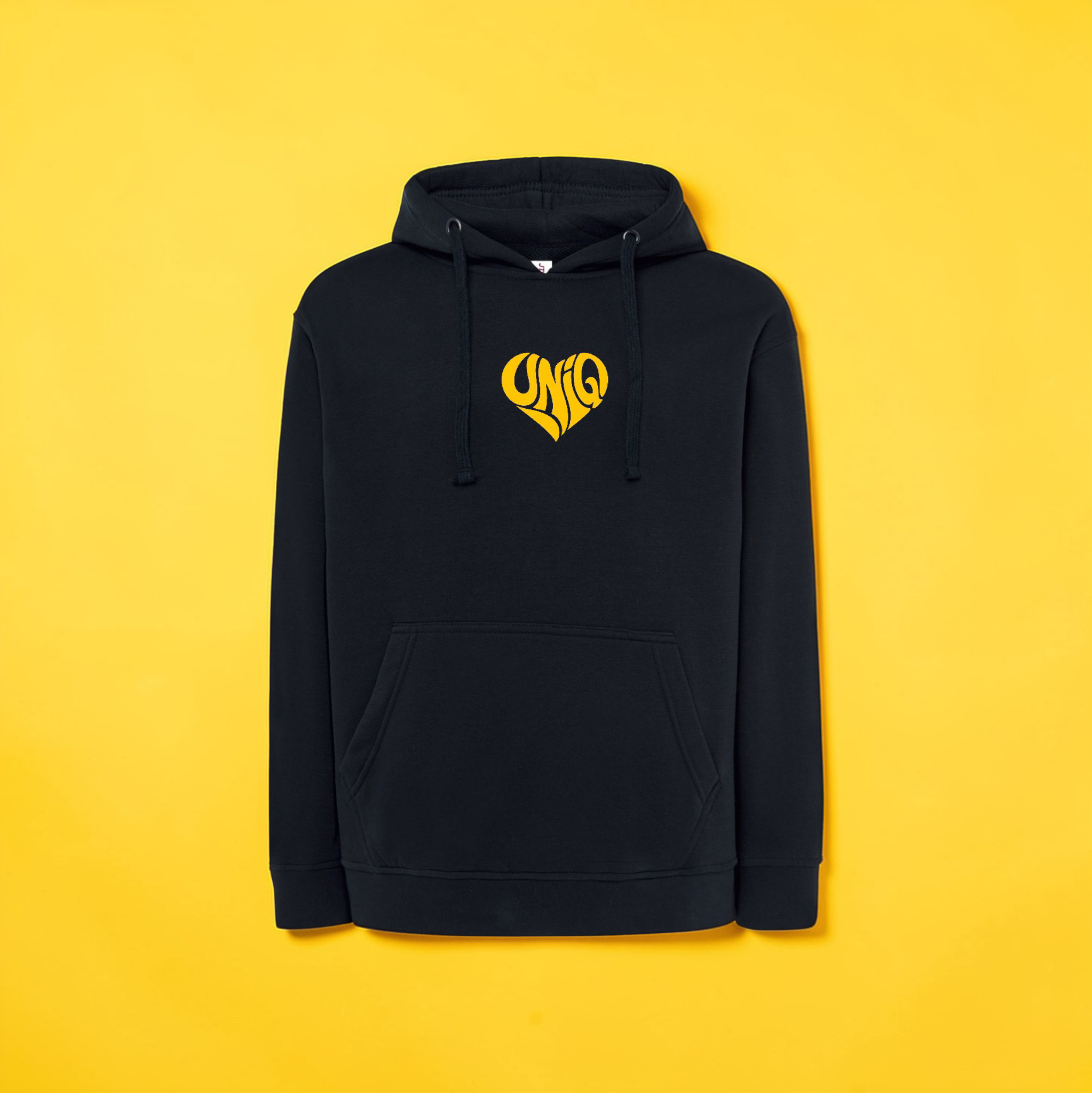 Sweat à capuche UniQ noir
