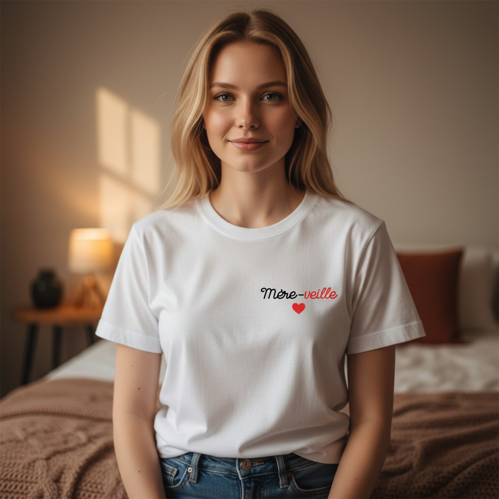 ♥️ T-shirt Mère-veille