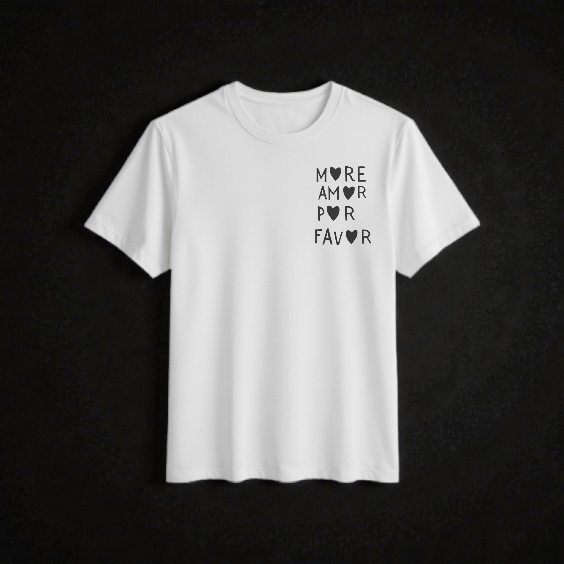 🦩T-Shirt "MORE AMOR POR FAVOR "