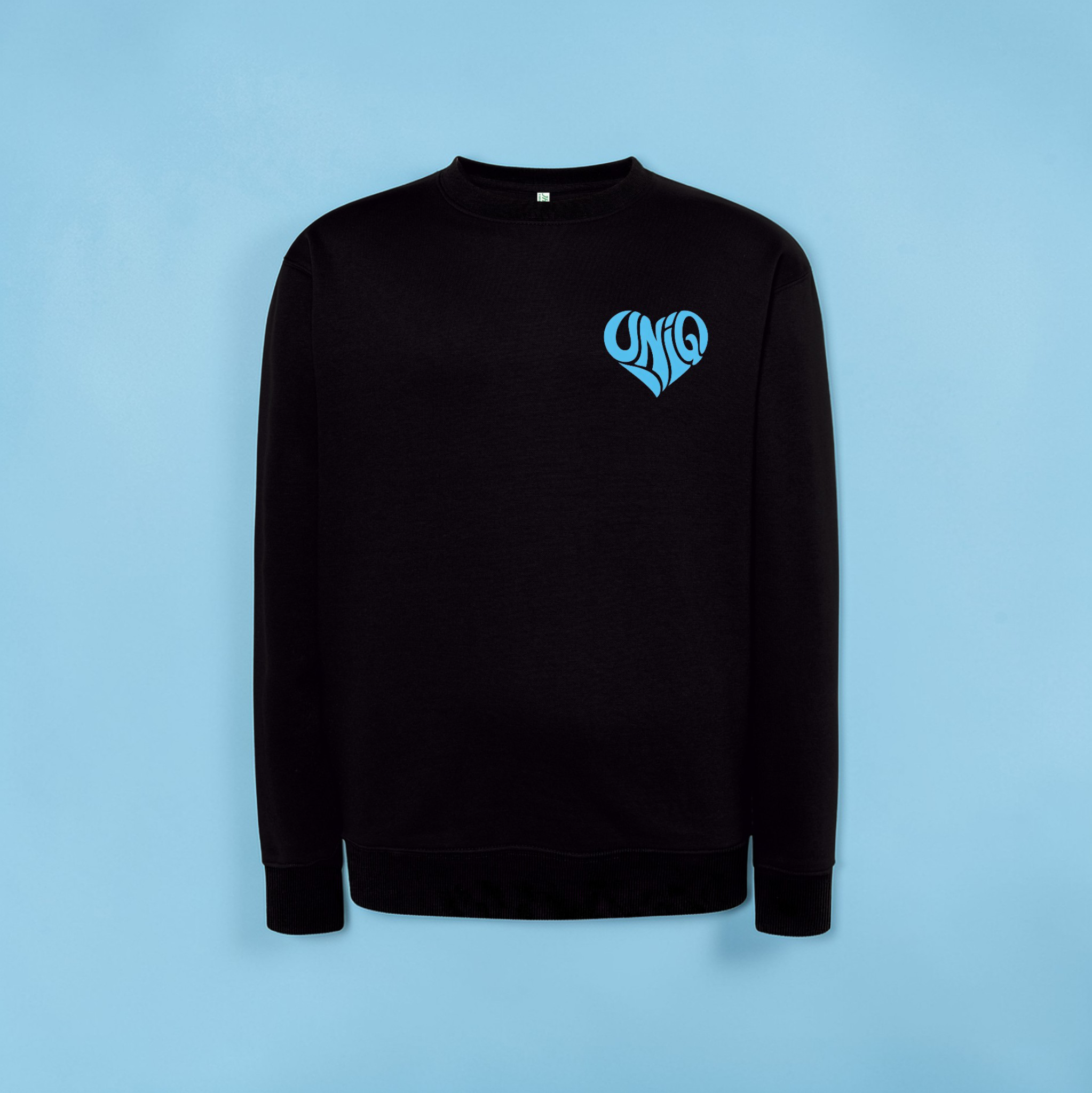 Sweat col rond UniQ noir