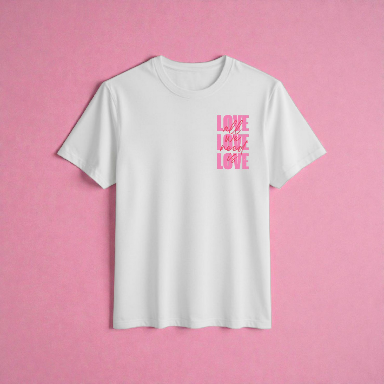 🩷 T-Shirt "Love x3"