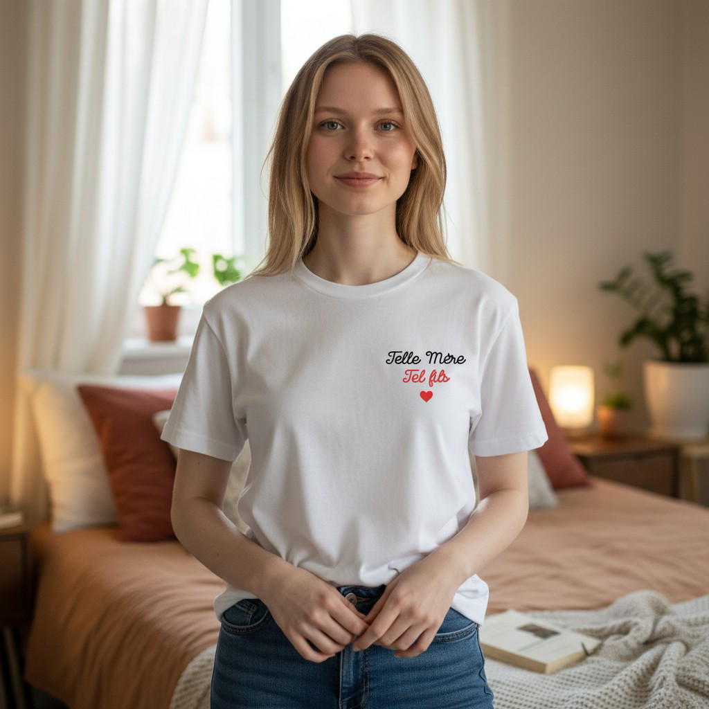 ♥️ T-shirt telle mère tel fils