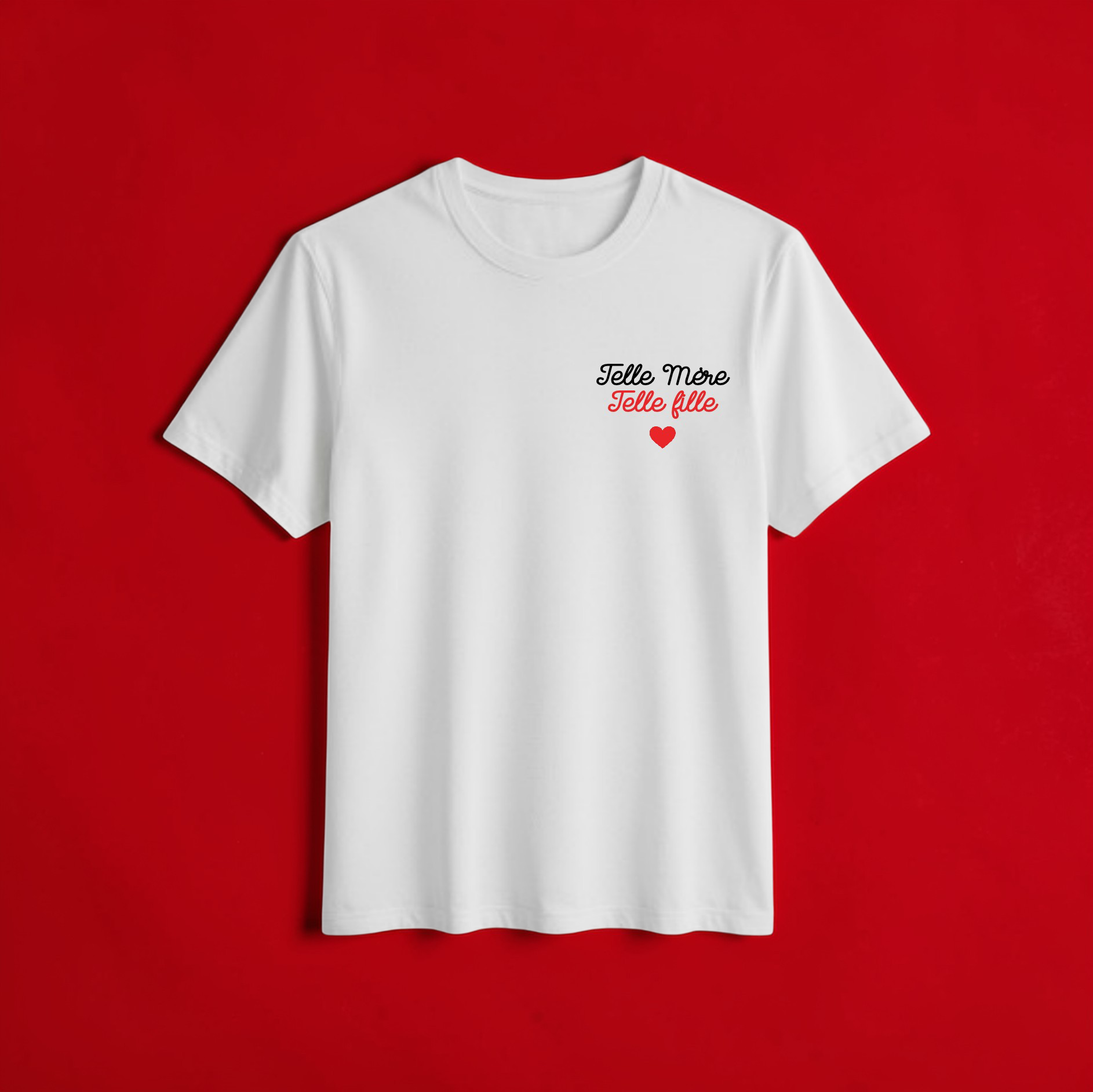 ♥️ T-shirt telle mère telle fille