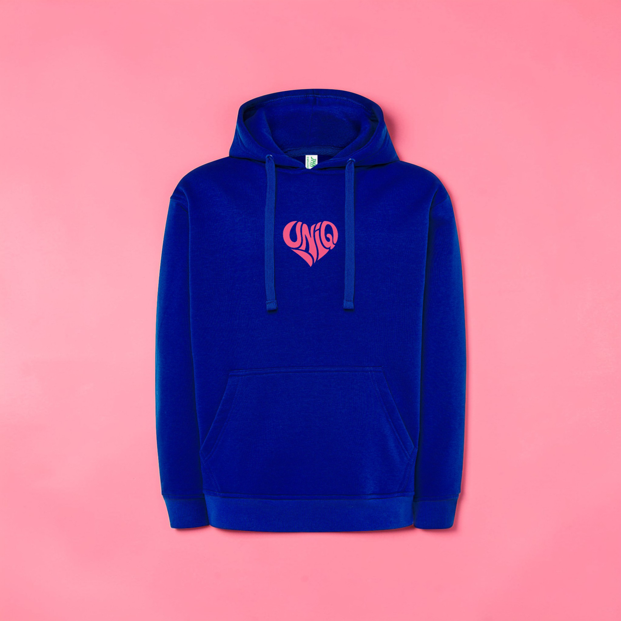 Sweat à capuche UniQ bleu roi