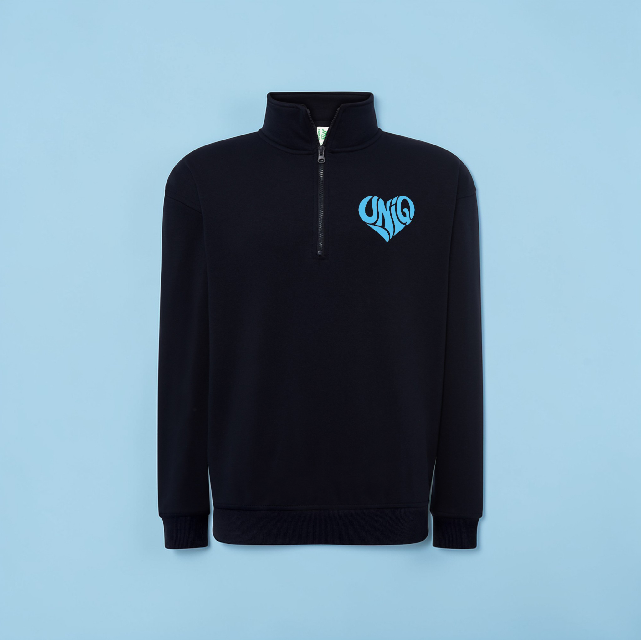 Quart de zip UniQ bleu marine