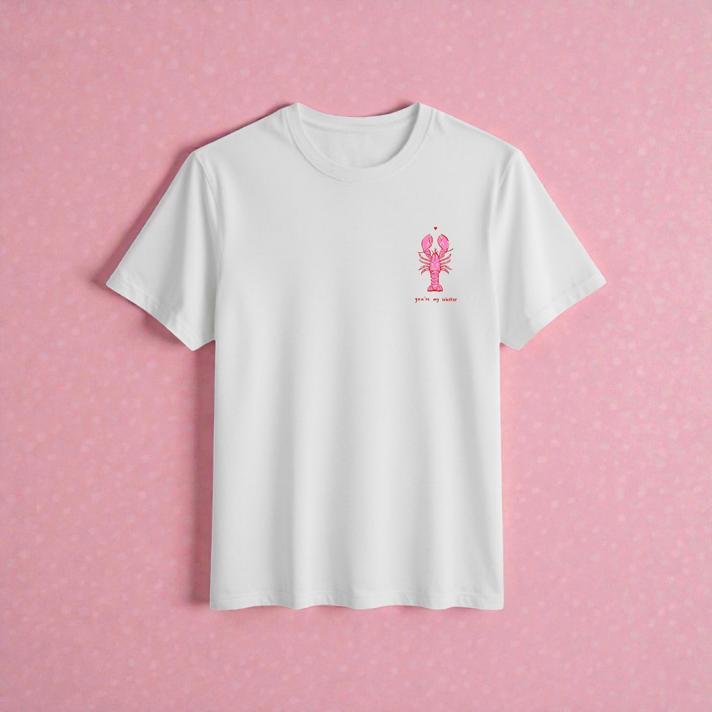 🦞T-shirt "You’re My Lobster" blanc