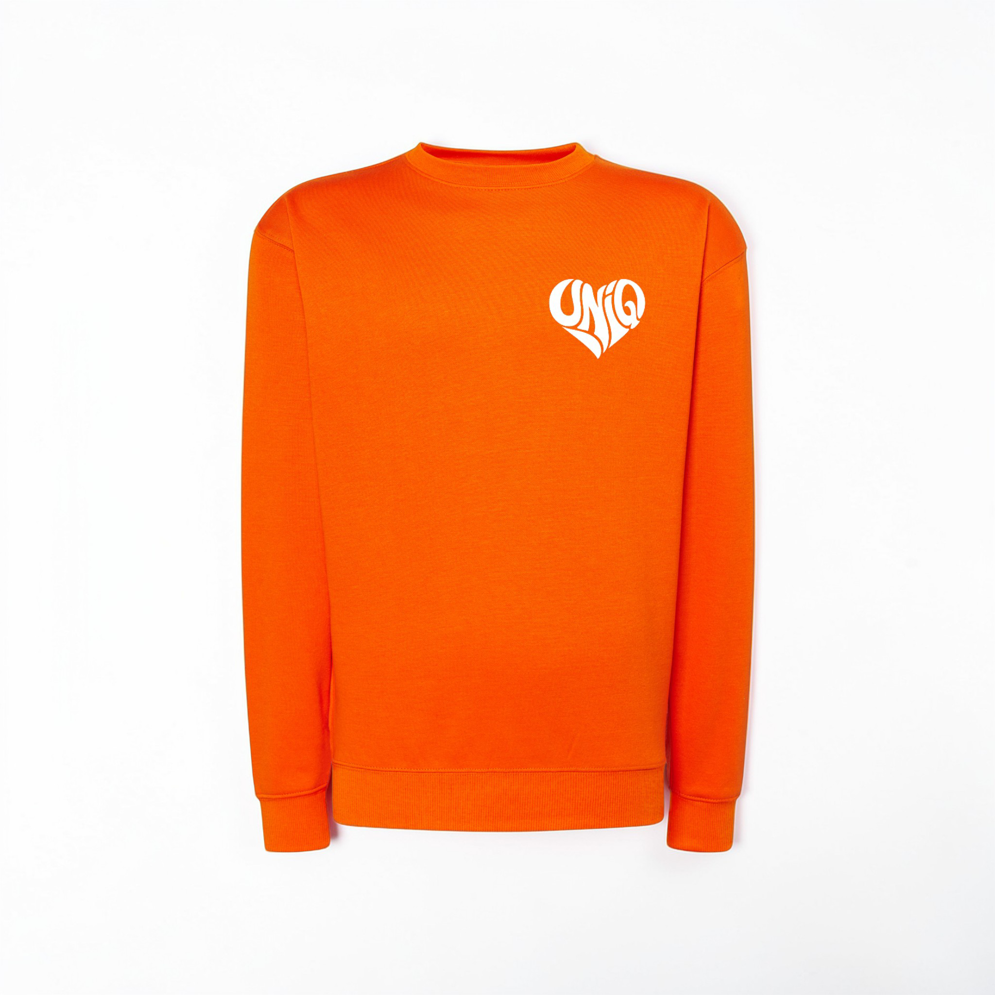 Sweat col rond UniQ orange