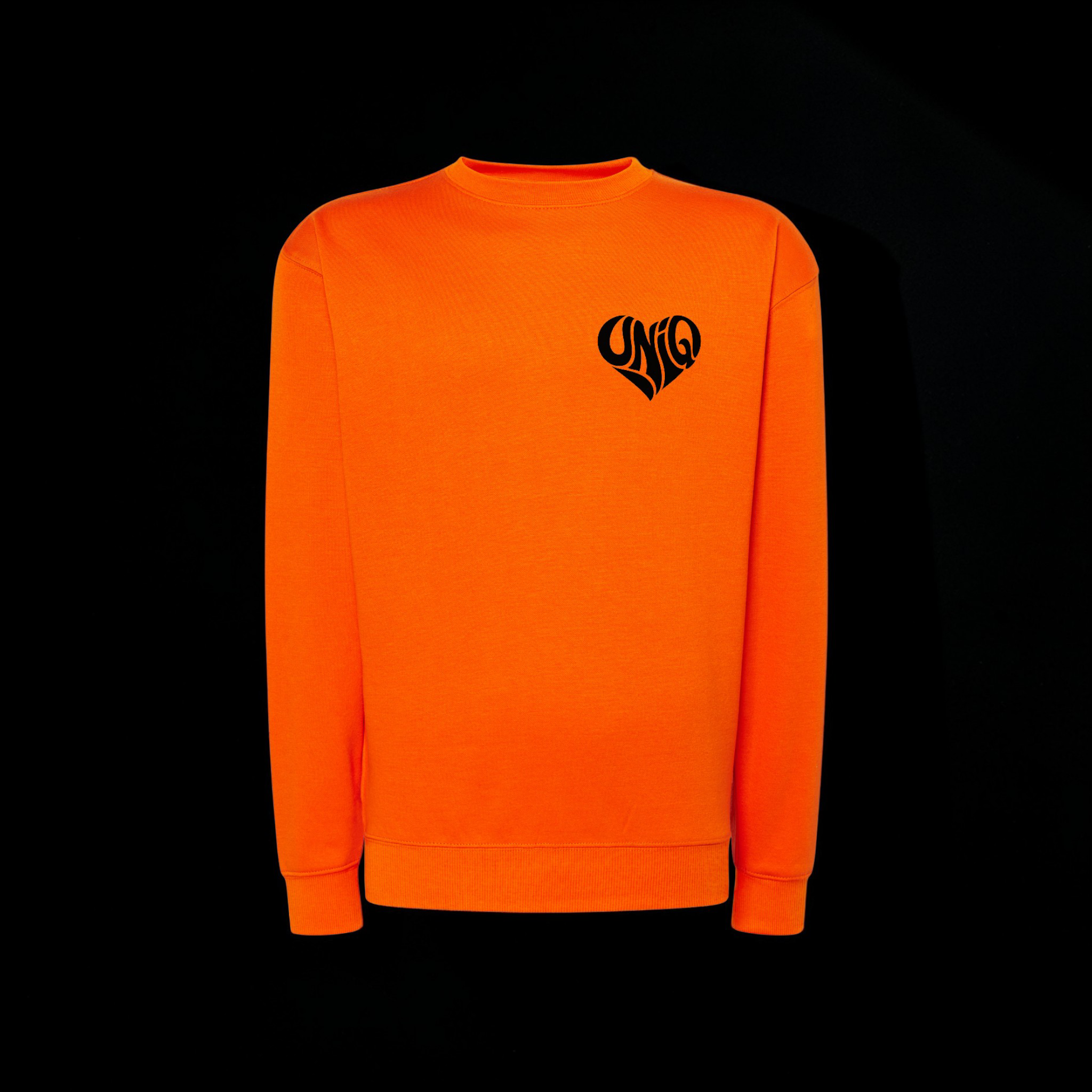 Sweat col rond UniQ orange