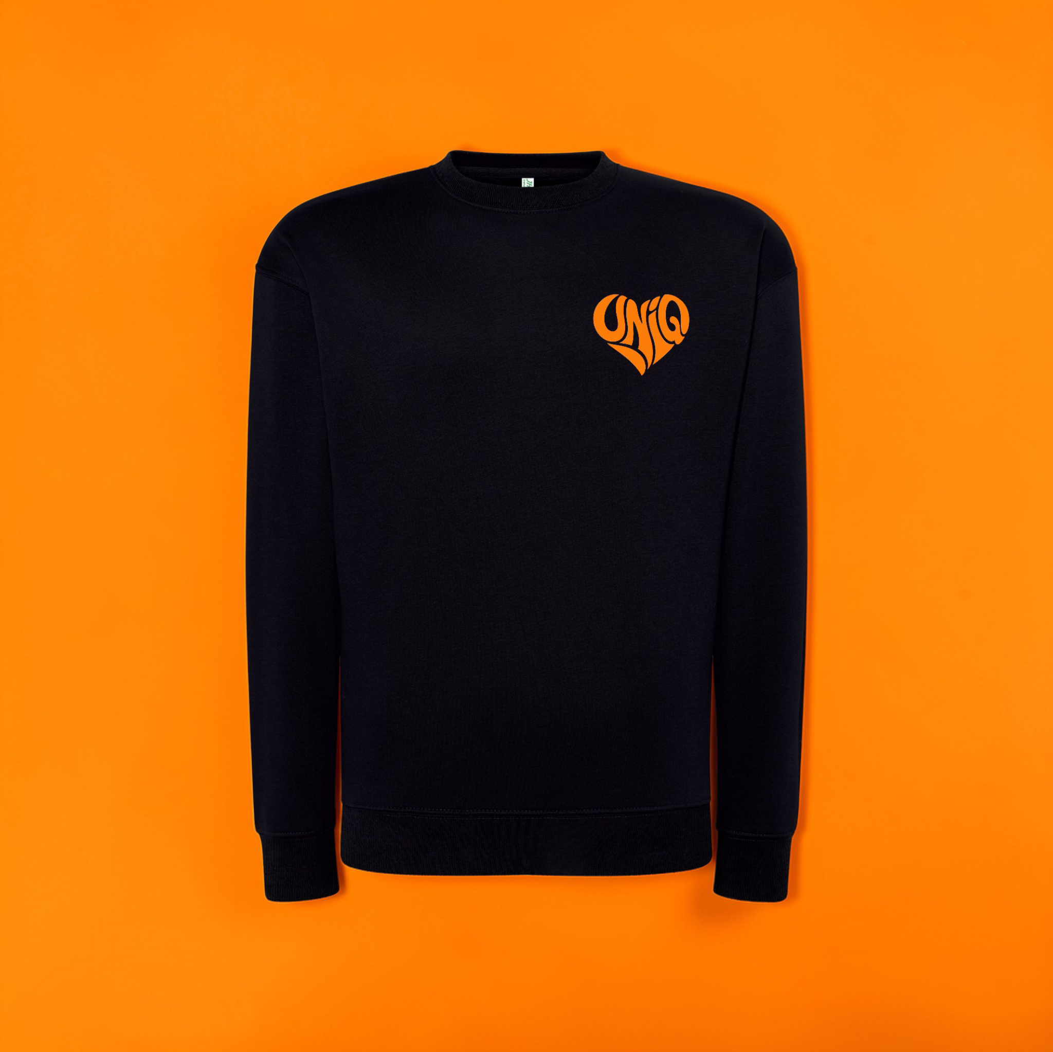Sweat col rond UniQ noir