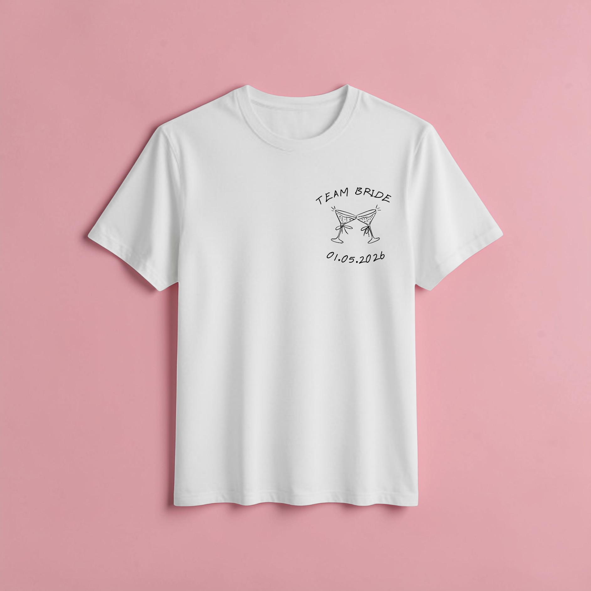 💍T-shirt EVJF Team Bride (personnalisation)