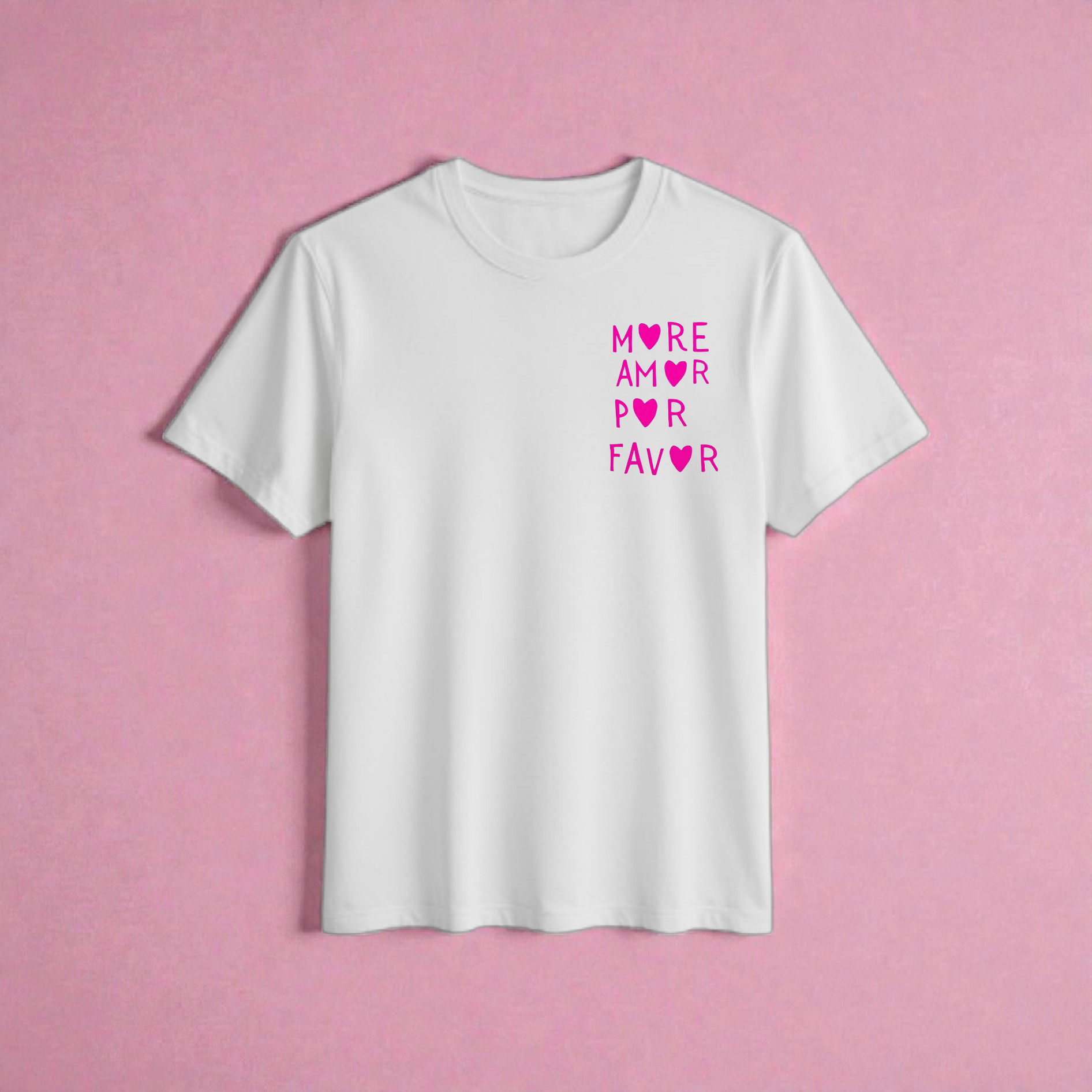 🦩T-Shirt "MORE AMOR POR FAVOR "