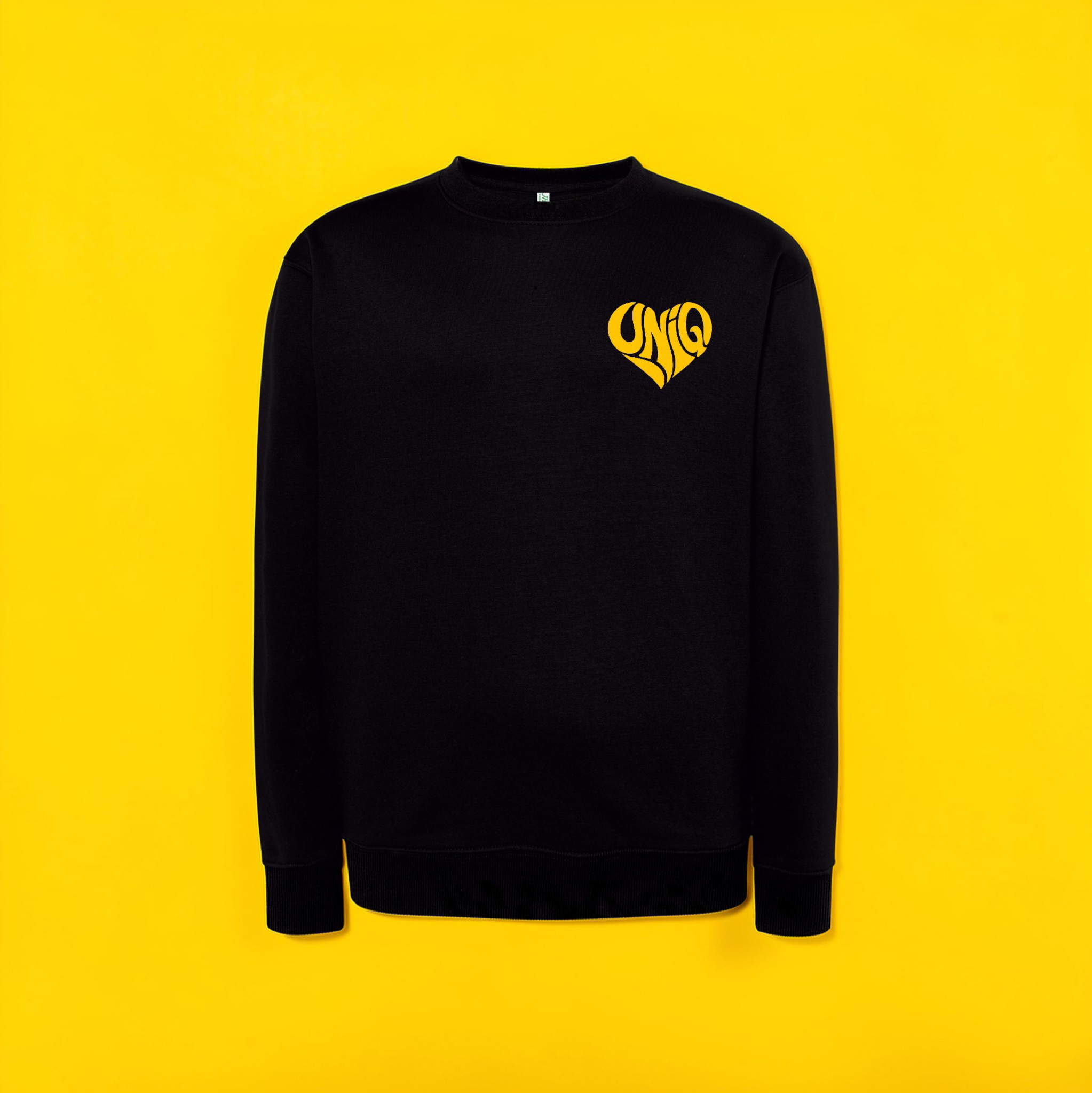 Sweat col rond UniQ noir