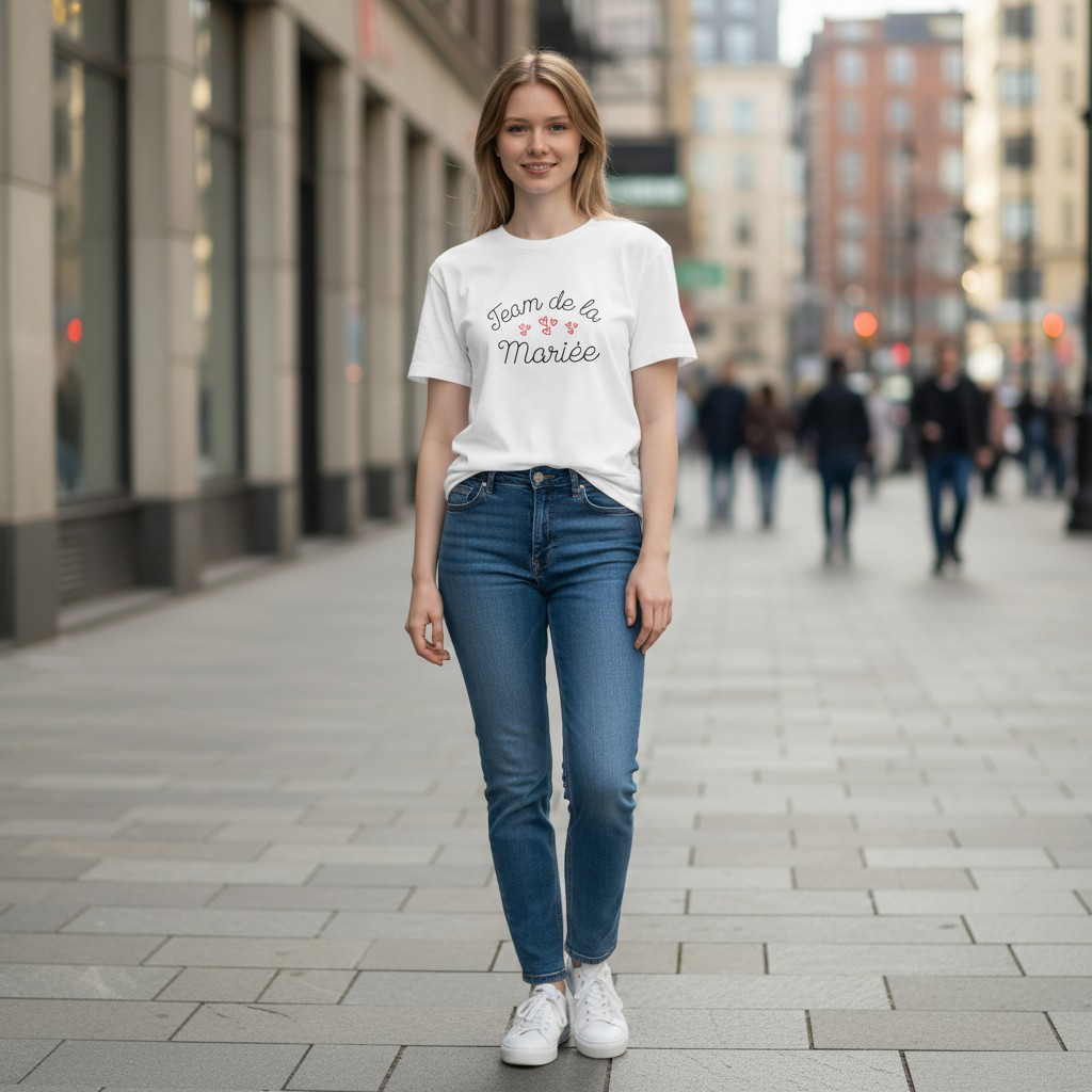 💍T-shirt EVJF Team de la mariée