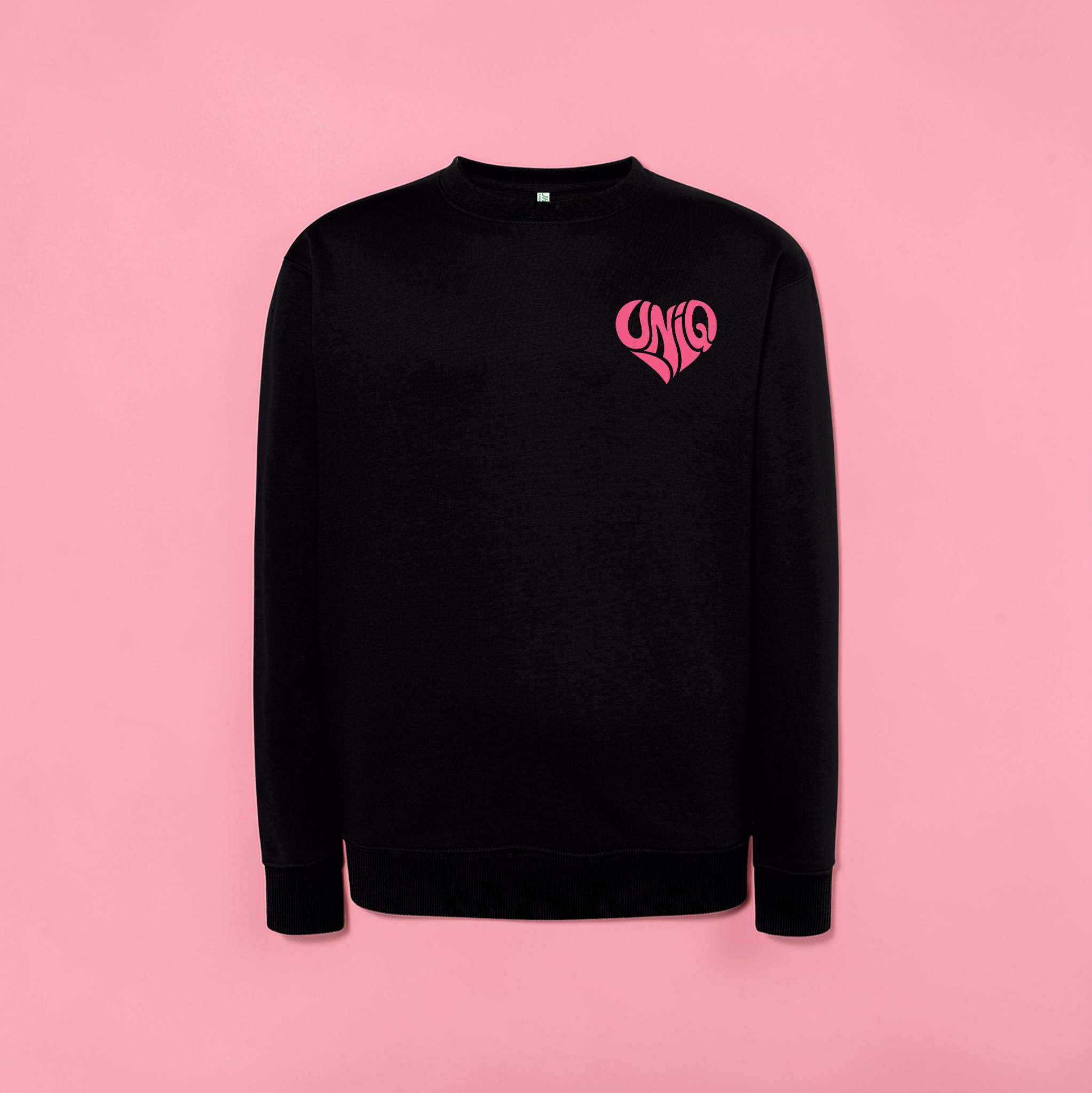 Sweat col rond UniQ noir