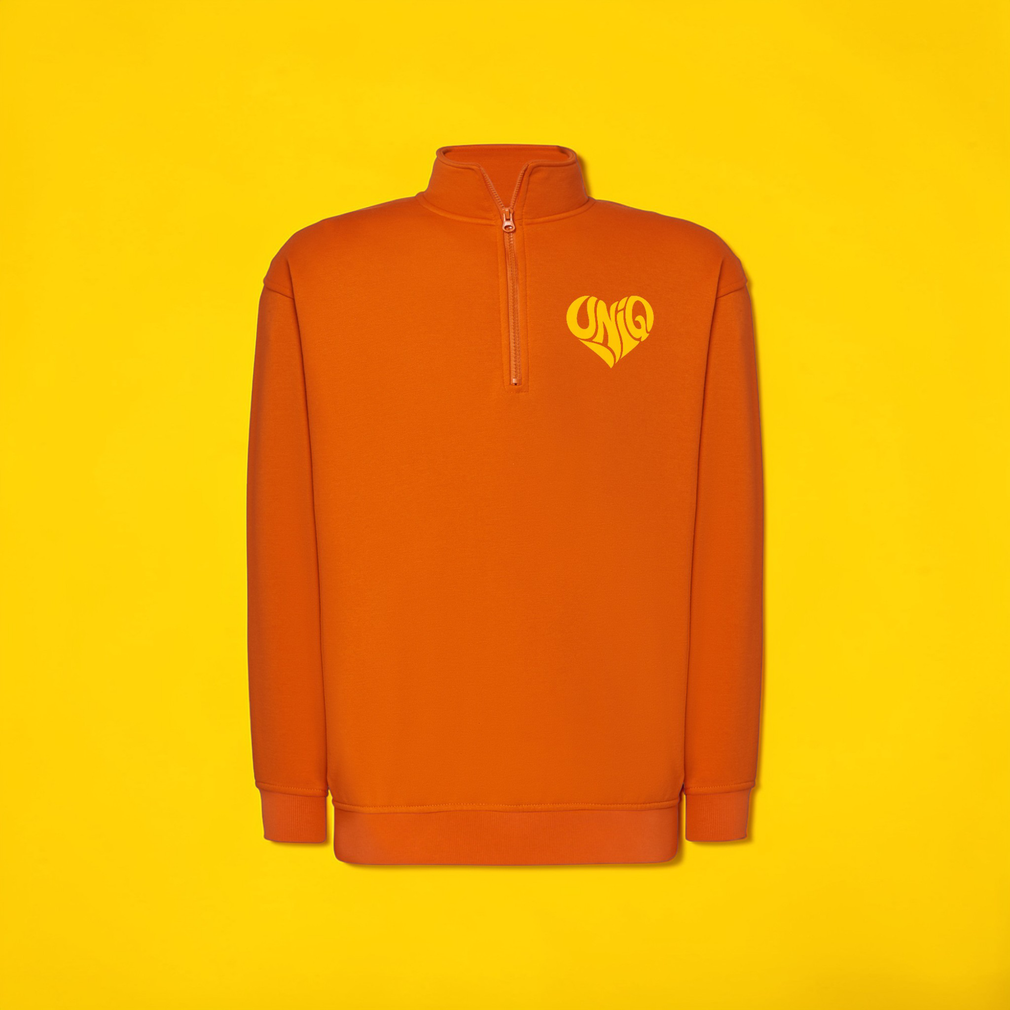 Quart de zip UniQ orange