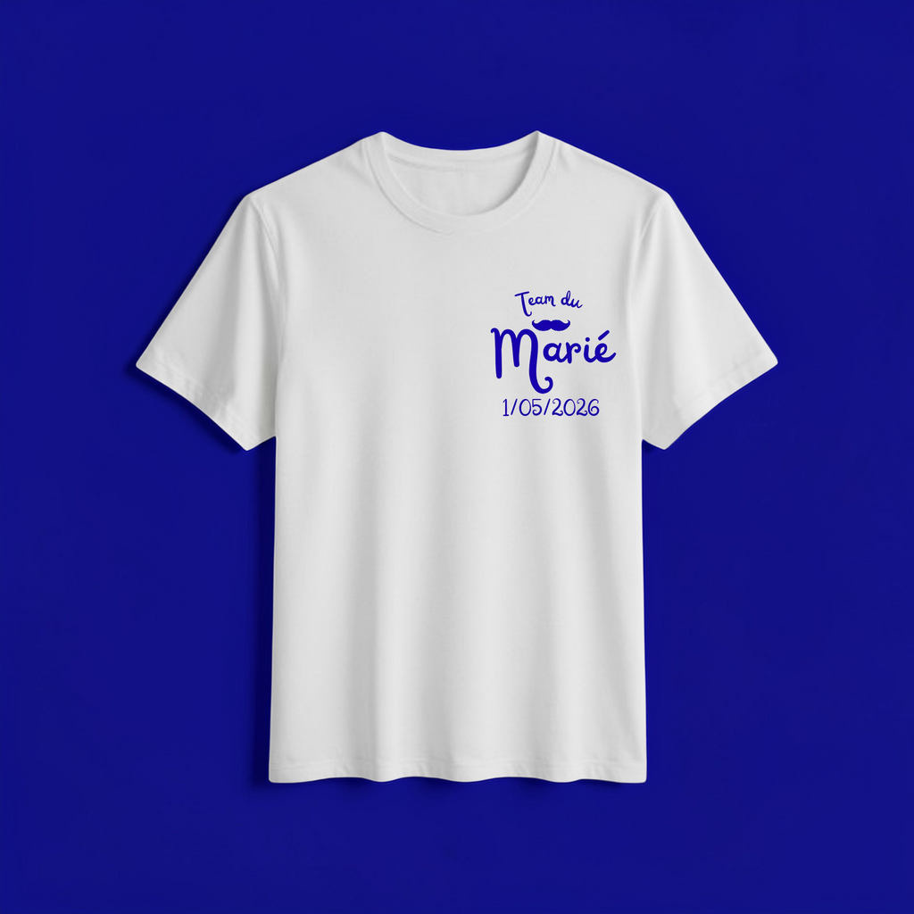 💍T-shirt EVG Team du marié (personnalisation)
