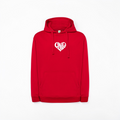 Sweat à capuche UniQ rouge