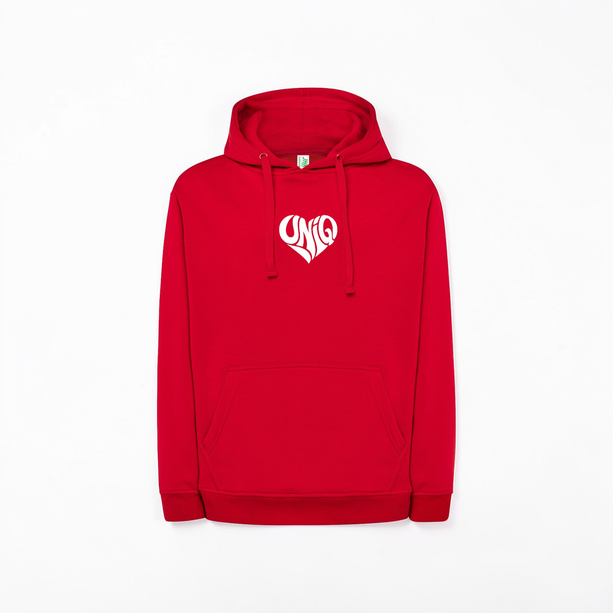 Sweat à capuche UniQ rouge